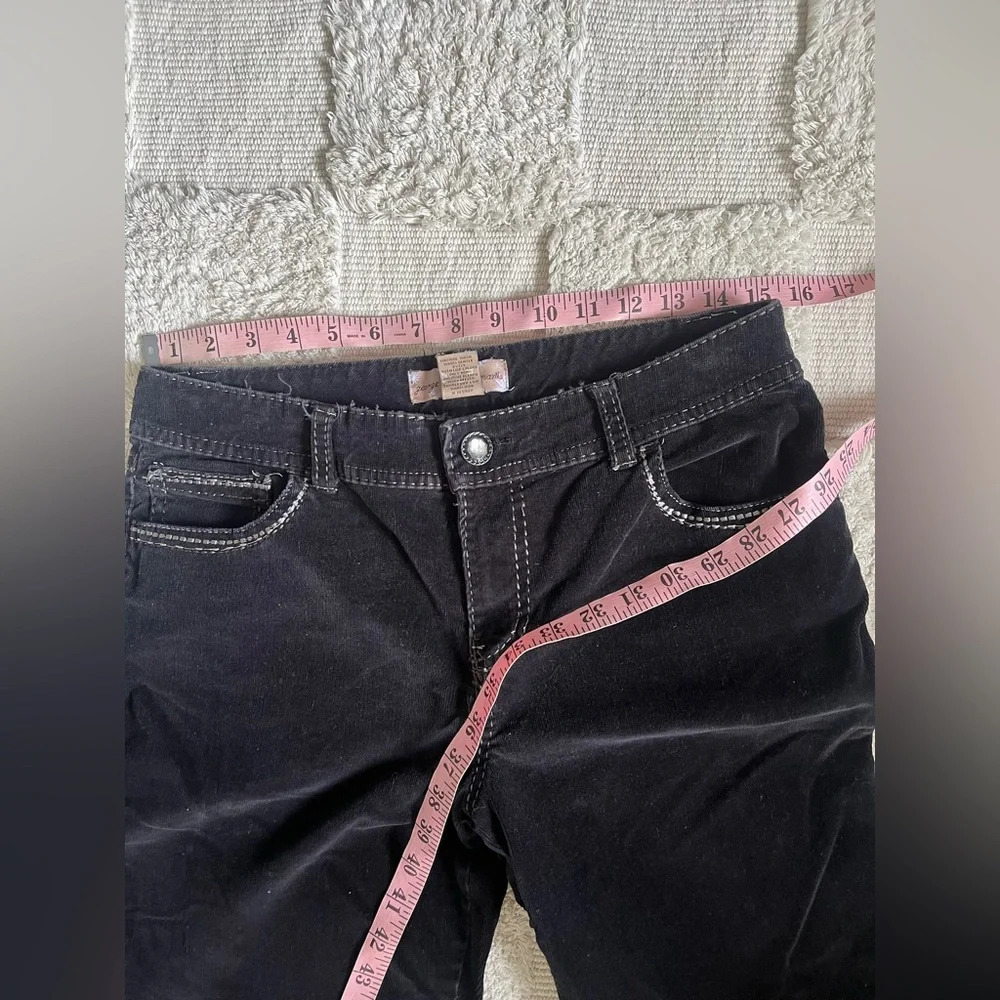 GEORGE & MARTHA black Corduroy pants size 8P